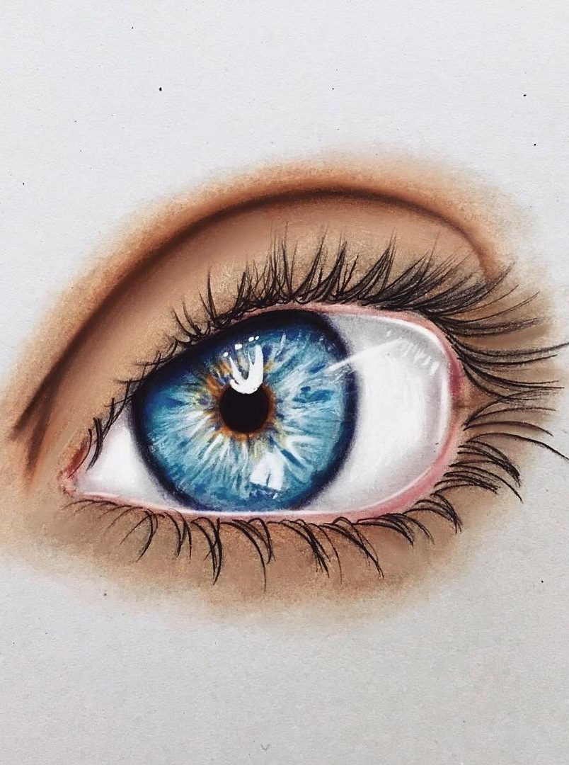 36 Awesome Eye Drawing Images ! How to draw a realistic