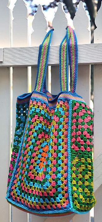 56+ Awesome Granny Square Crochet Bag Pattern Ideas 2021 - Page 23 of