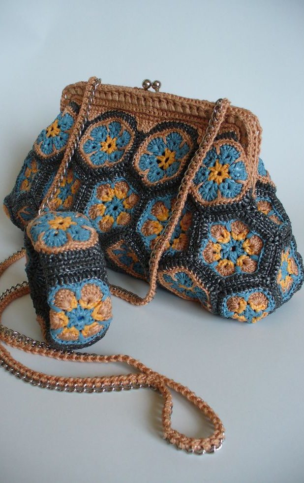 crochet bag granny square pattern awesome handbags lasdiest
