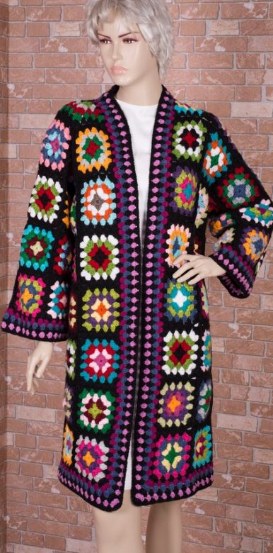 60+ Granny Square Crochet Cardigan Pattern Ideas for Summer or Winter