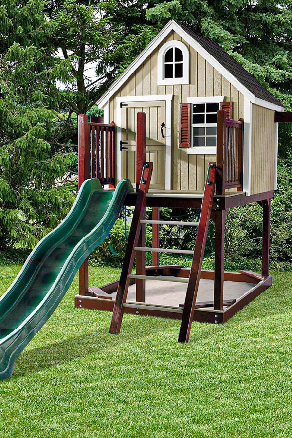 50+ Fantastic backyard playground design and areas for ...