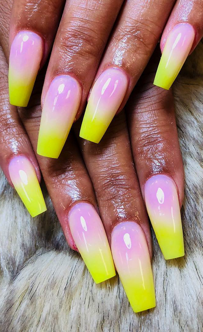 42 Chic Acrylic Coffin Nails Art Designs And Ideas In 2020 