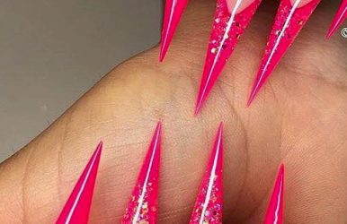 47-pretty-pink-nail-art-designs-for-beautiful-ladies-in-2020