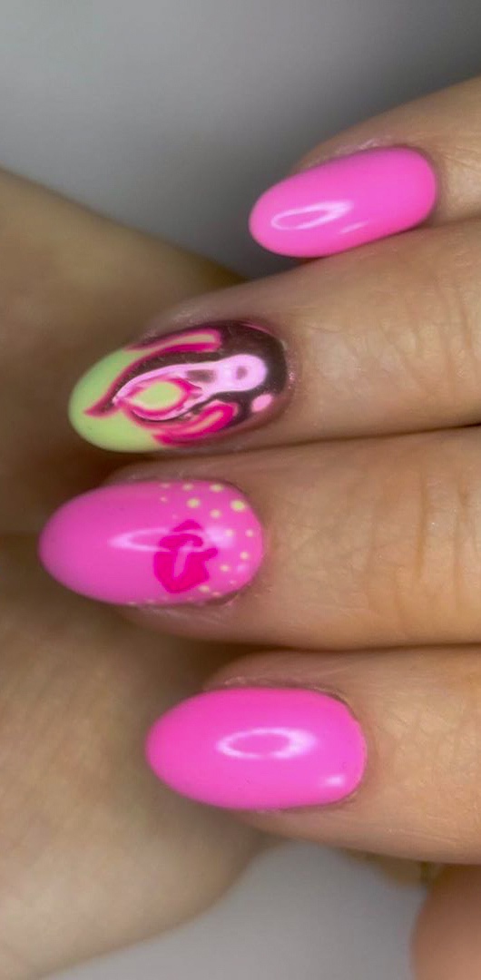 View Nail Designs 2020 Pink Images